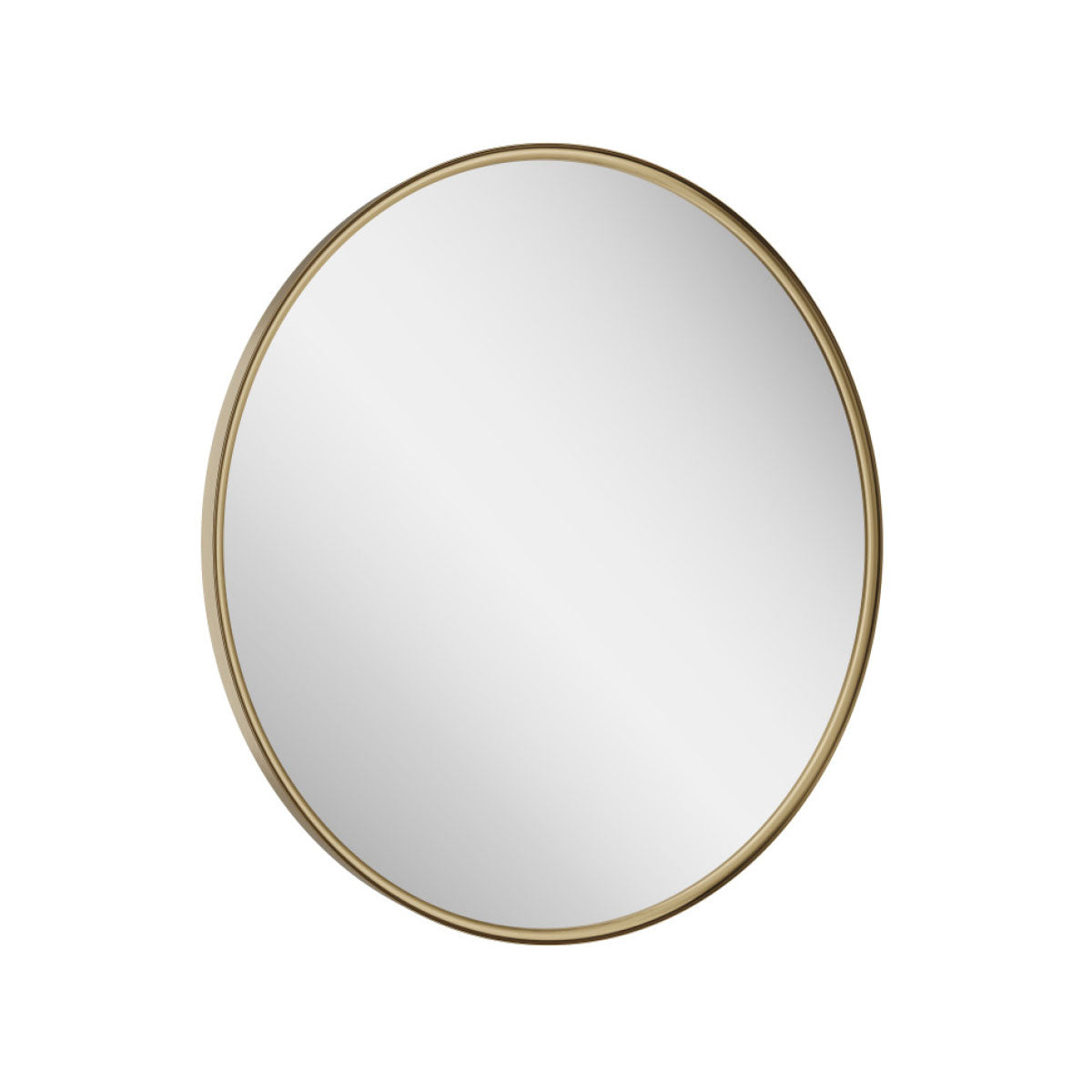 Scudo Macie LED Mirror Brushed Brass 600 x 600