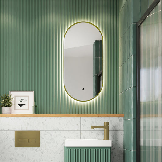 Scudo Aubrey Slim LED Mirror 400 x 800