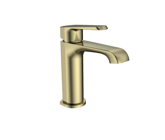 Scudo Montana Brushed Brass Taps