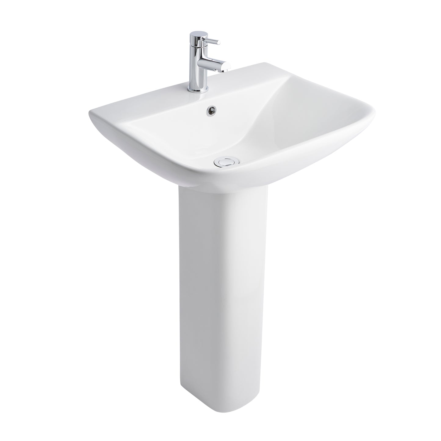 K Vit Primo Square Rimless Flush To Wall Pan, Cistern & Soft Close Seat
