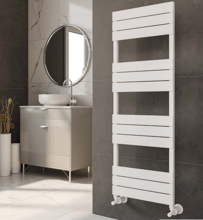 Maple Textured White Towel Rail