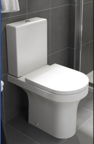 Ozone Rimless C/C Pan, Cistern & Seat