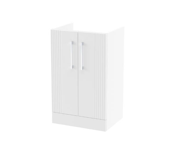 Deco 500/600mm Floor Standing Two Door Cabinet Only