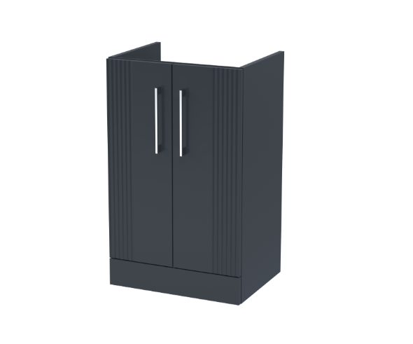 Deco 500/600mm Floor Standing Two Door Cabinet Only