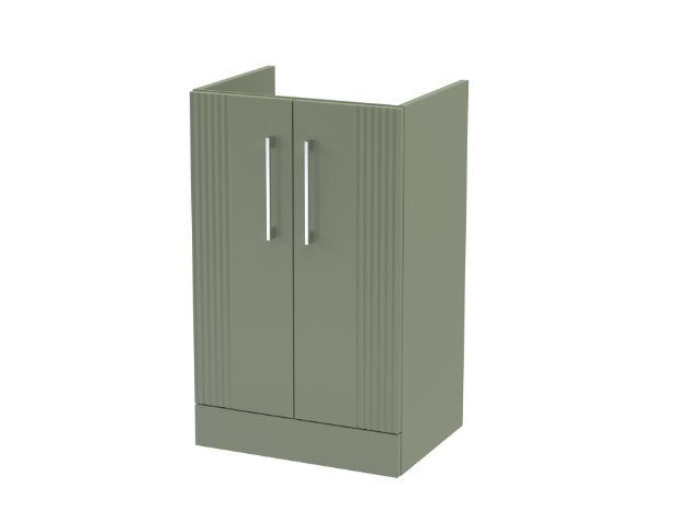 Deco 500/600mm Floor Standing Two Door Cabinet Only