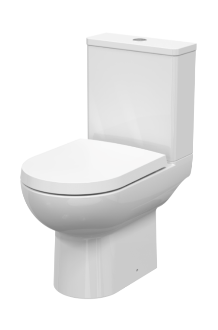 Isla Round Compact Pan, Cistern & Soft Close Seat