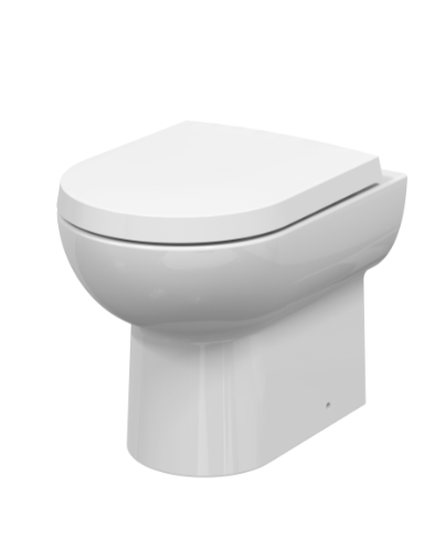 Isla Round Back to Wall Pan & Soft Close Seat