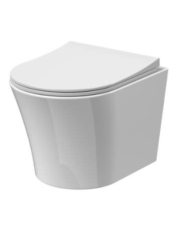 Fenton Rimless Back To Wall  Pan & Sandwich Seat