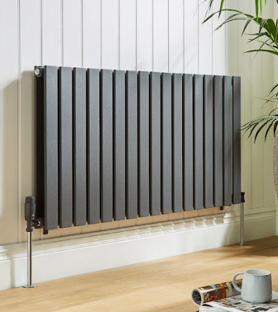 Leo Anthracite Horizontal Radiator