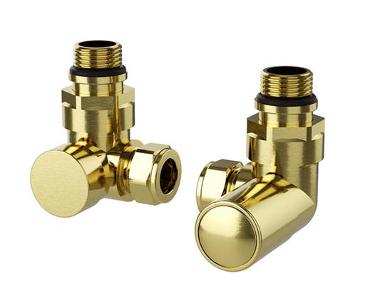 K Vit Corner Valves Brass