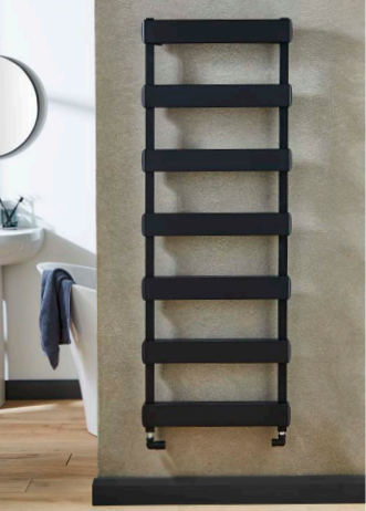 Banff Textured Grey Designer Radiator