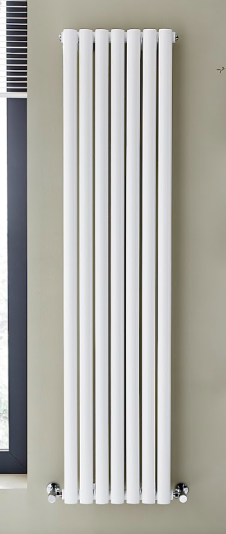 Aspen White Vertical Radiator