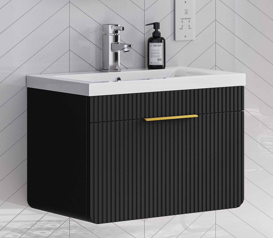 Alan T. Carr Aviary Wall Hung 2 Drawer Unit & Basin