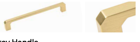 Alan T. Carr Darcy/Grace Brushed Brass Handles