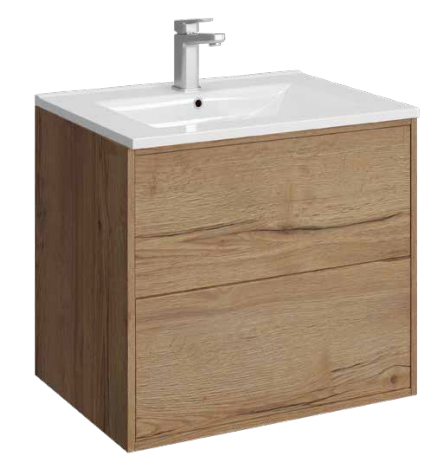 Alan T. Carr Noa Wall Hung 2 Drawer Unit & Basin