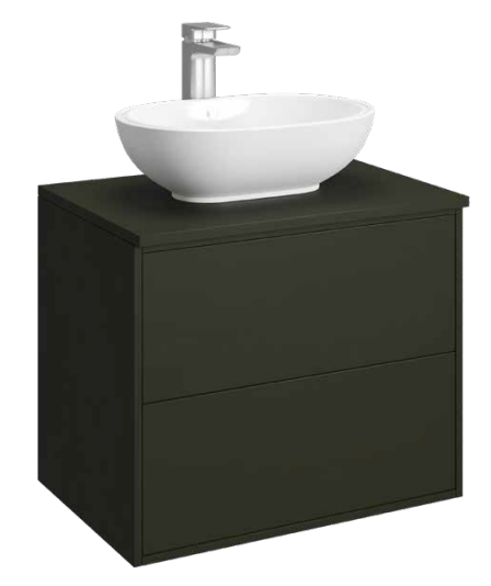 Alan T. Carr Noa Wall Hung 2 Drawer Unit & Countertop