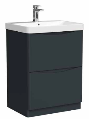 Alan T. Carr Inca Floor Standing 2 Draw Unit & Basin