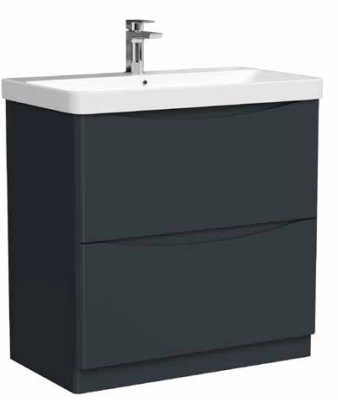 Alan T. Carr Inca Floor Standing 2 Draw Unit & Basin