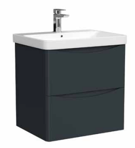 Alan T. Carr Inca Wall Hung 2 Draw Unit & Basin