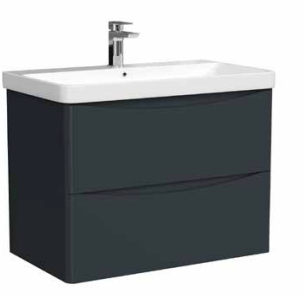 Alan T. Carr Inca Wall Hung 2 Draw Unit & Basin