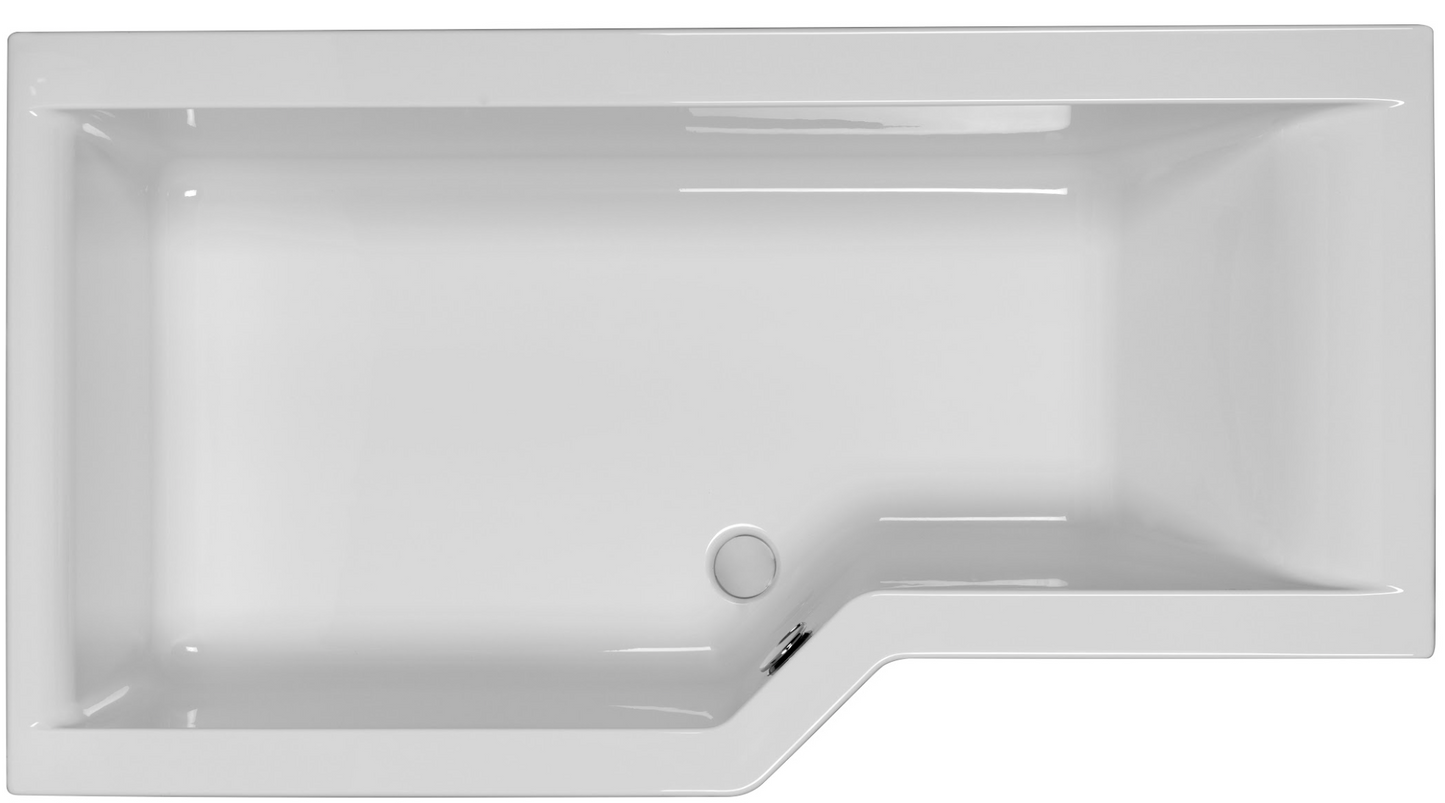Carron Urban Edge L-Shaped Shower Bath