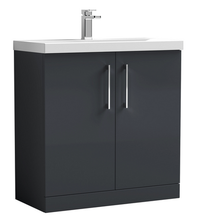 Nuie Arno 800mm 2 Door Floor Standing Basin Cabinet