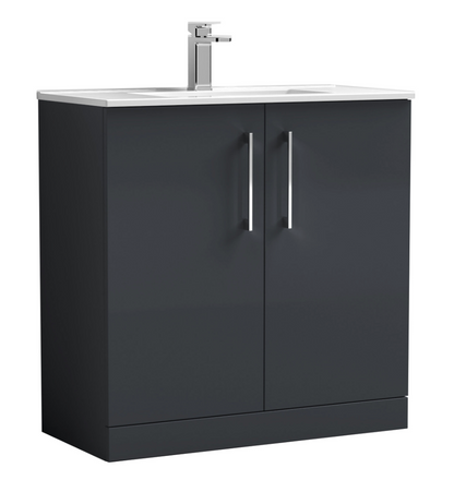 Nuie Arno 800mm 2 Door Floor Standing Basin Cabinet