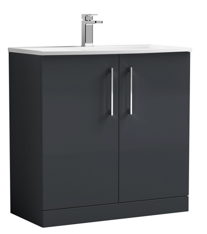 Nuie Arno 800mm 2 Door Floor Standing Basin Cabinet