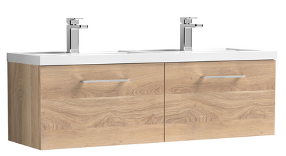 Nuie Arno 1200mm Wall Hung 1 Drawer/2 Drawer/1 Door Basin Cabinets