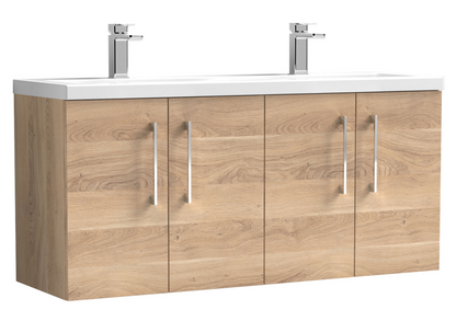 Nuie Arno 1200mm Wall Hung 1 Drawer/2 Drawer/1 Door Basin Cabinets