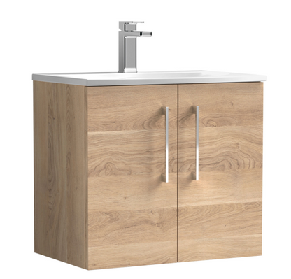 Nuie  600/800mm 2 Door Wall Hung Basin Cabinet