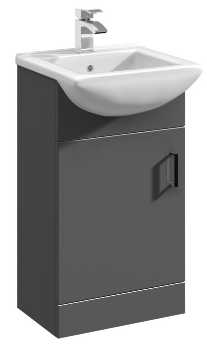 Nuie Axis Square Basin & Floor Standing Cabinets