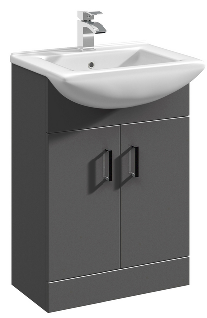 Nuie Axis Square Basin & Floor Standing Cabinets