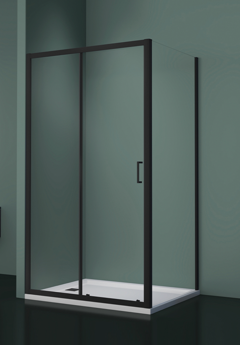 Giavani Intro 6mm Sliding Door Enclosures Black