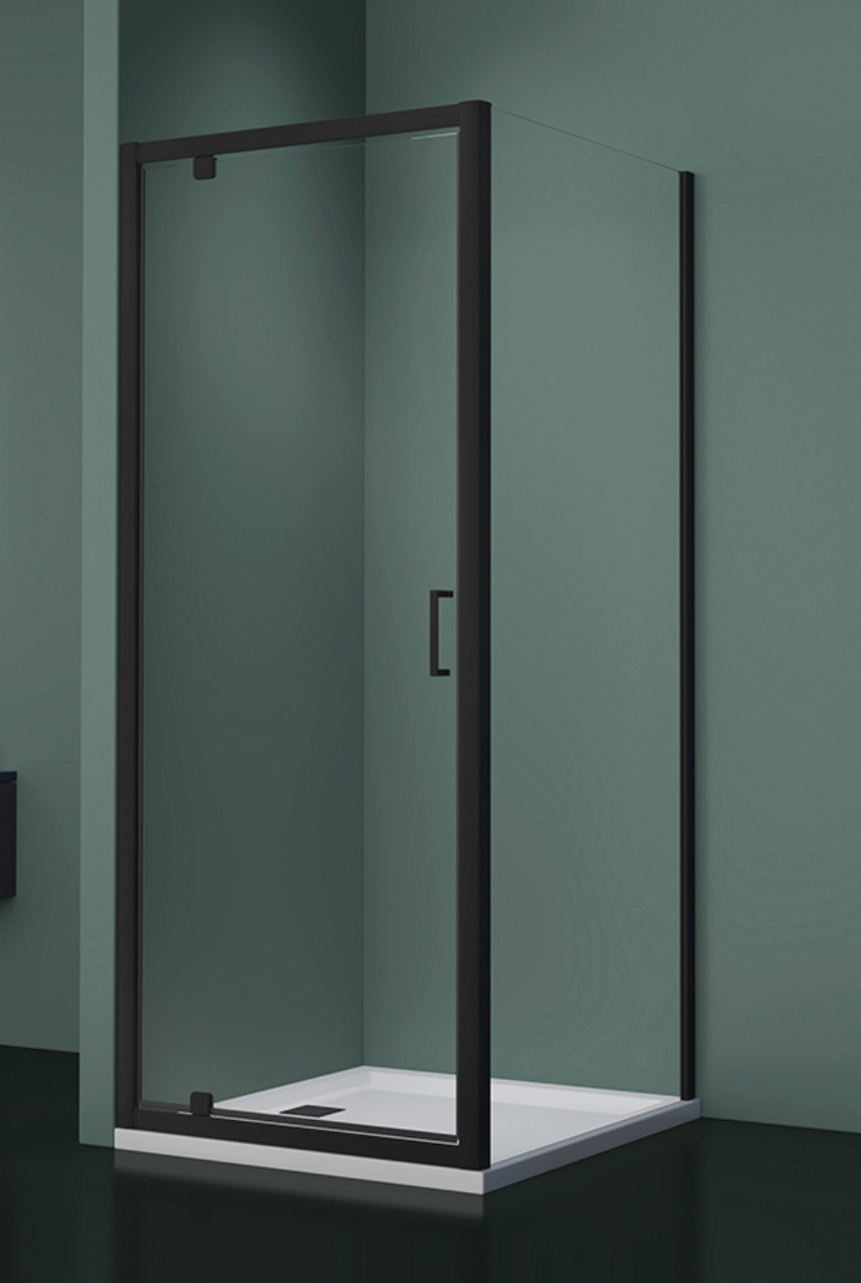 Giavani Intro 6mm Pivot Door Enclosures Black