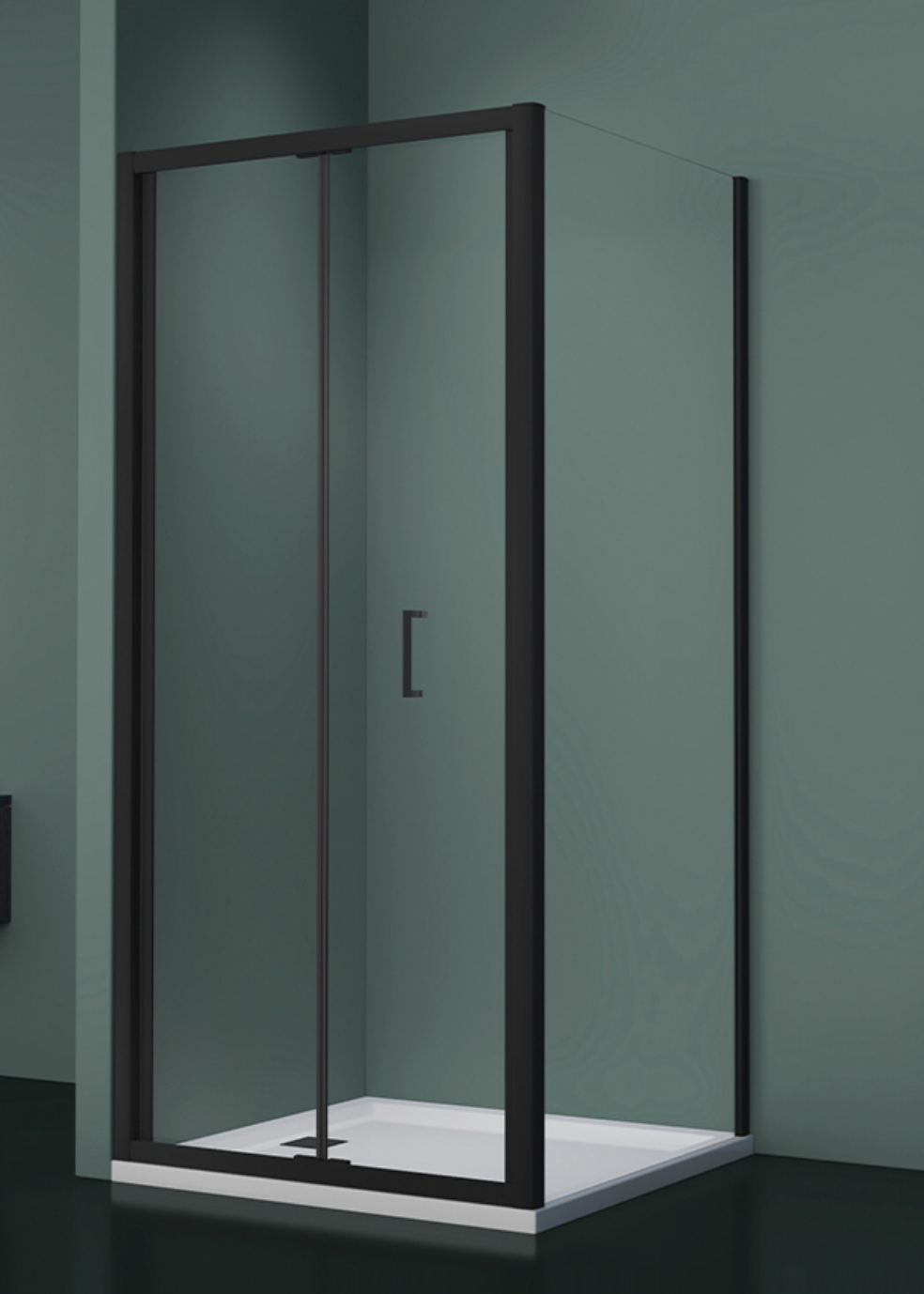 Giavani Intro 6mm Bi-Fold Door Enclosures Black