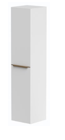 Alan T. Carr Aspen White Wall Hung Tall Unit