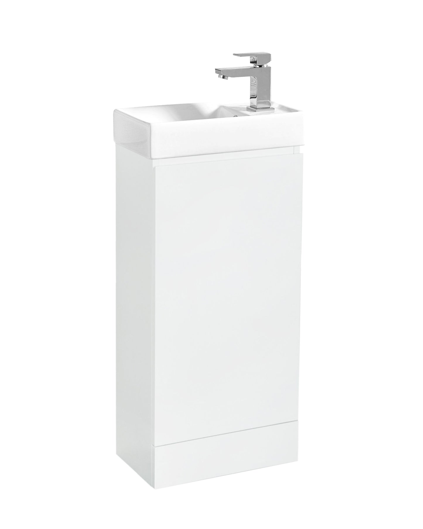 Scudo Waterguard White Cloakroom Cabinet & Basin