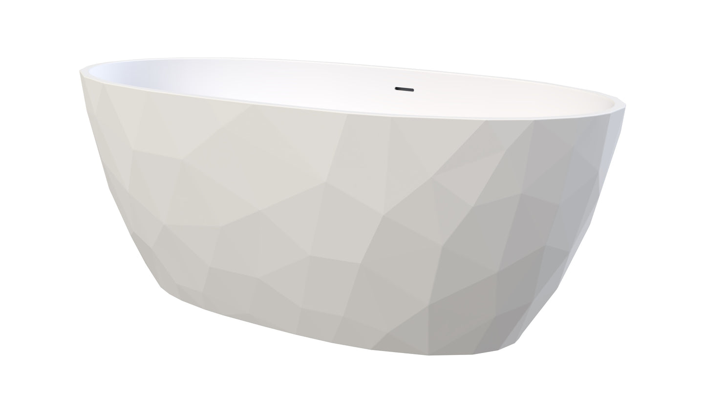 BC Designs Sculptura White 1690mm