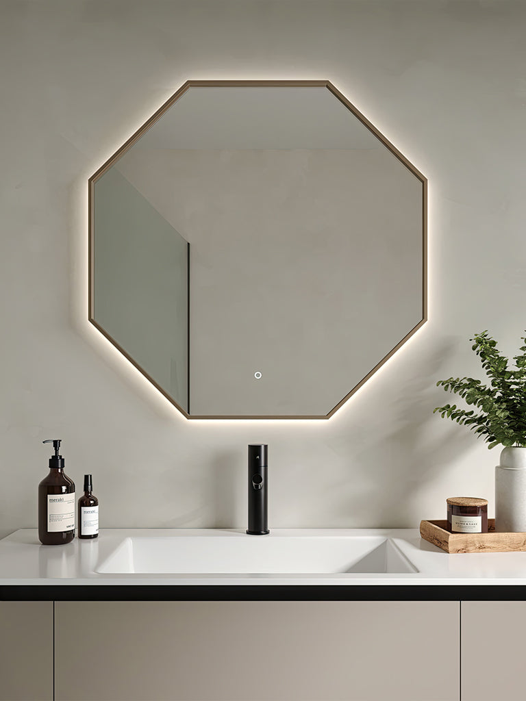 Giavani Como 600/800mm Steam Free Colour Changing Mirror