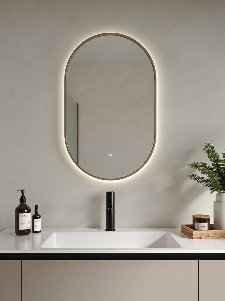 Giavani Siena 500 x 800mm Steam Free Colour Changing Mirror