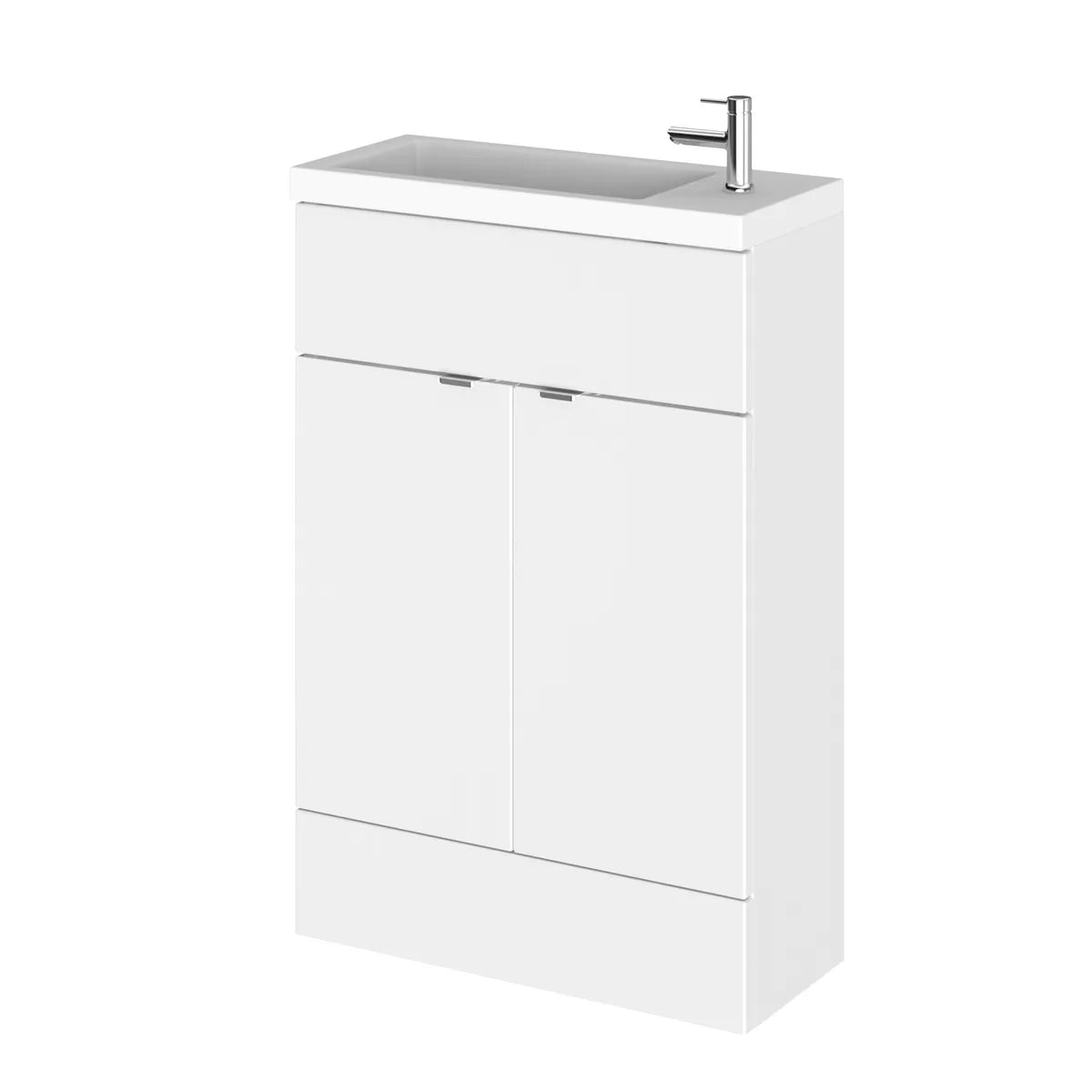 Fusion 400/500/600mm 1/2 Door Floor Standing Vanity Unit & Basin