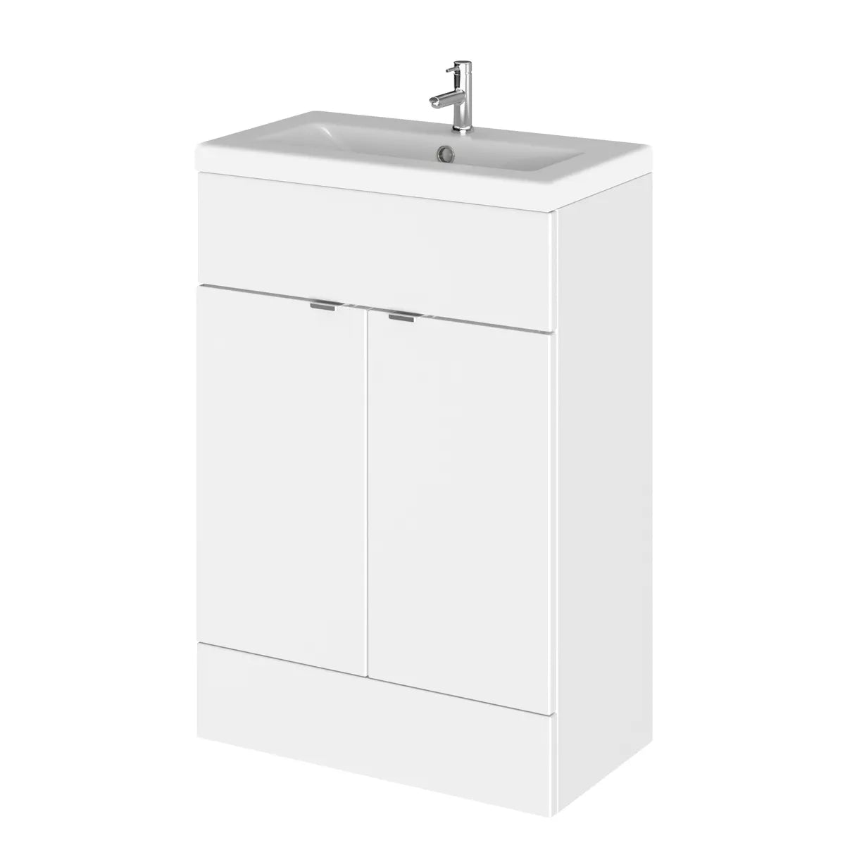 Fusion 500/600/800mm 2 Door Floor Standing Vanity Unit & Basin Full Depth