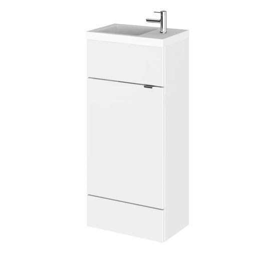 Fusion 400/500/600mm 1/2 Door Floor Standing Vanity Unit & Basin