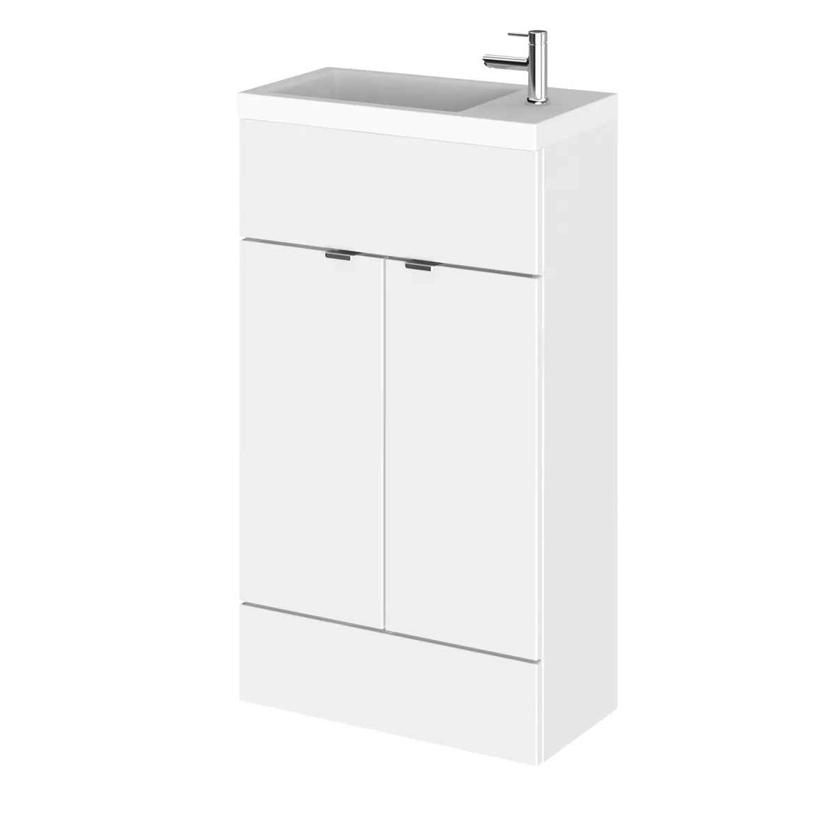 Fusion 400/500/600mm 1/2 Door Floor Standing Vanity Unit & Basin