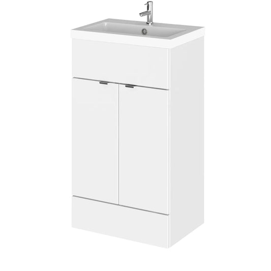 Fusion 500/600/800mm 2 Door Floor Standing Vanity Unit & Basin Full Depth