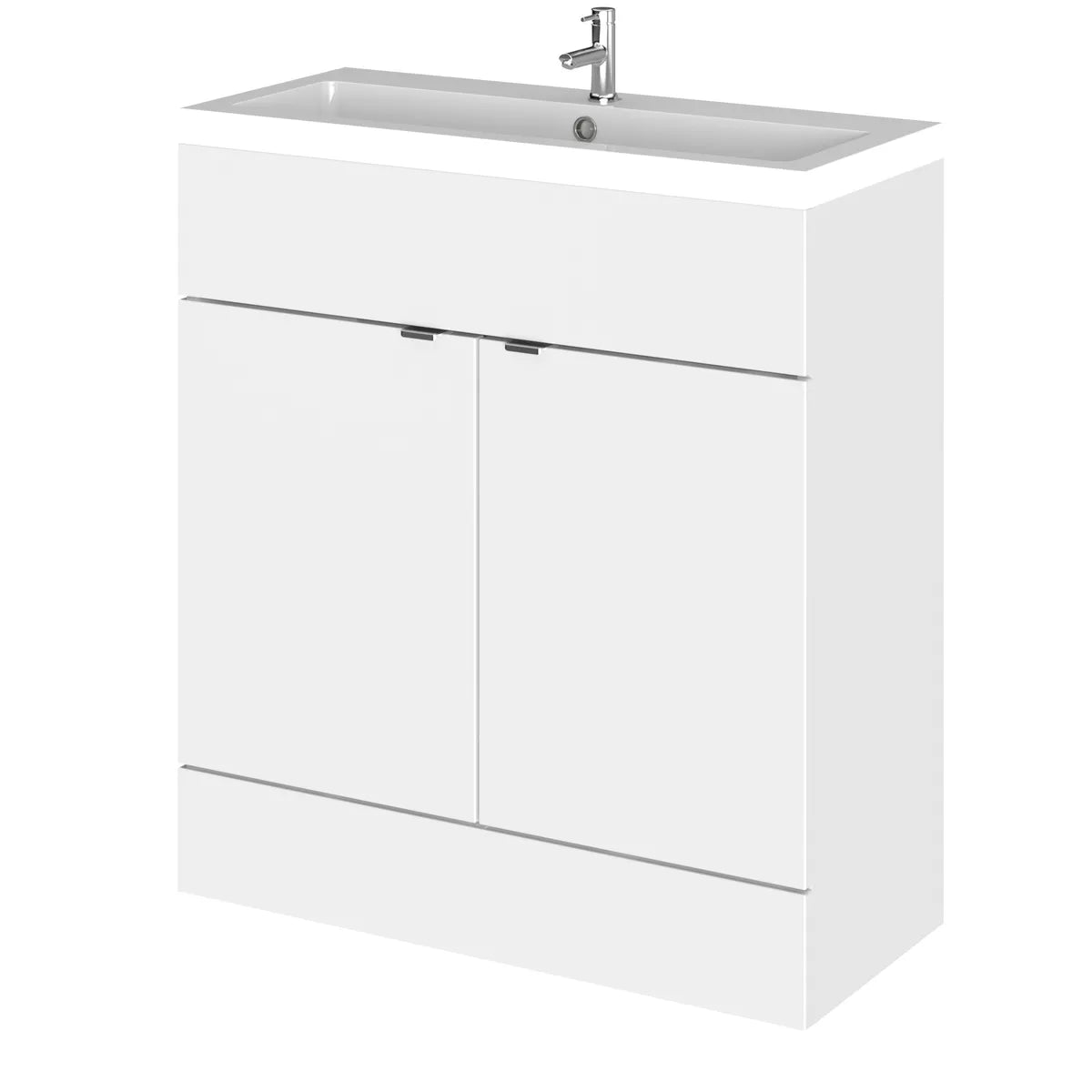 Fusion 500/600/800mm 2 Door Floor Standing Vanity Unit & Basin Full Depth