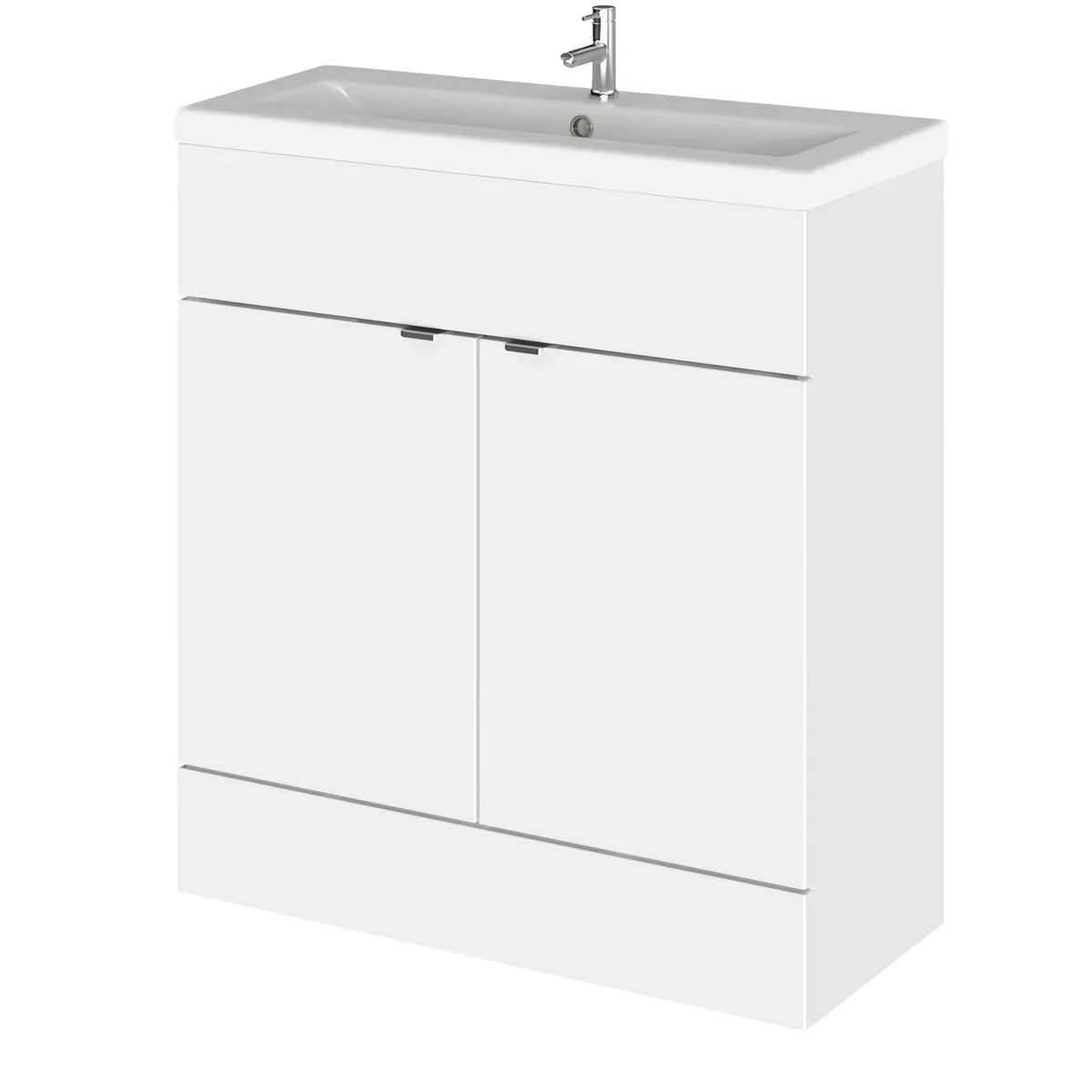 Fusion 500/600/800mm 2 Door Floor Standing Vanity Unit & Basin Full Depth