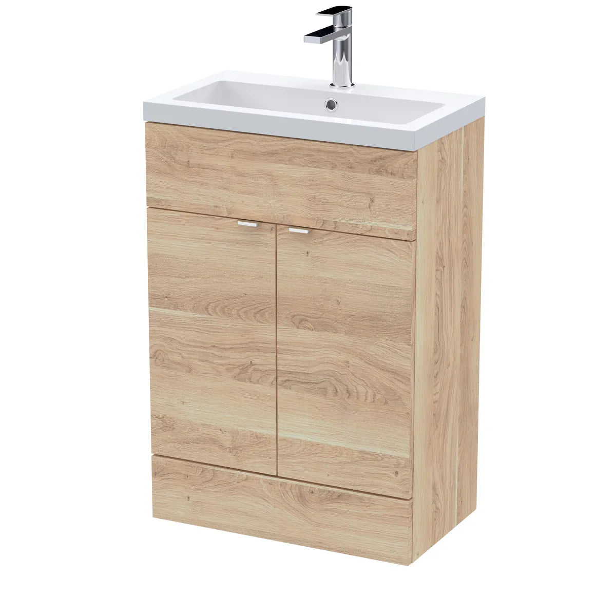 Fusion 500/600/800mm 2 Door Floor Standing Vanity Unit & Basin Full Depth