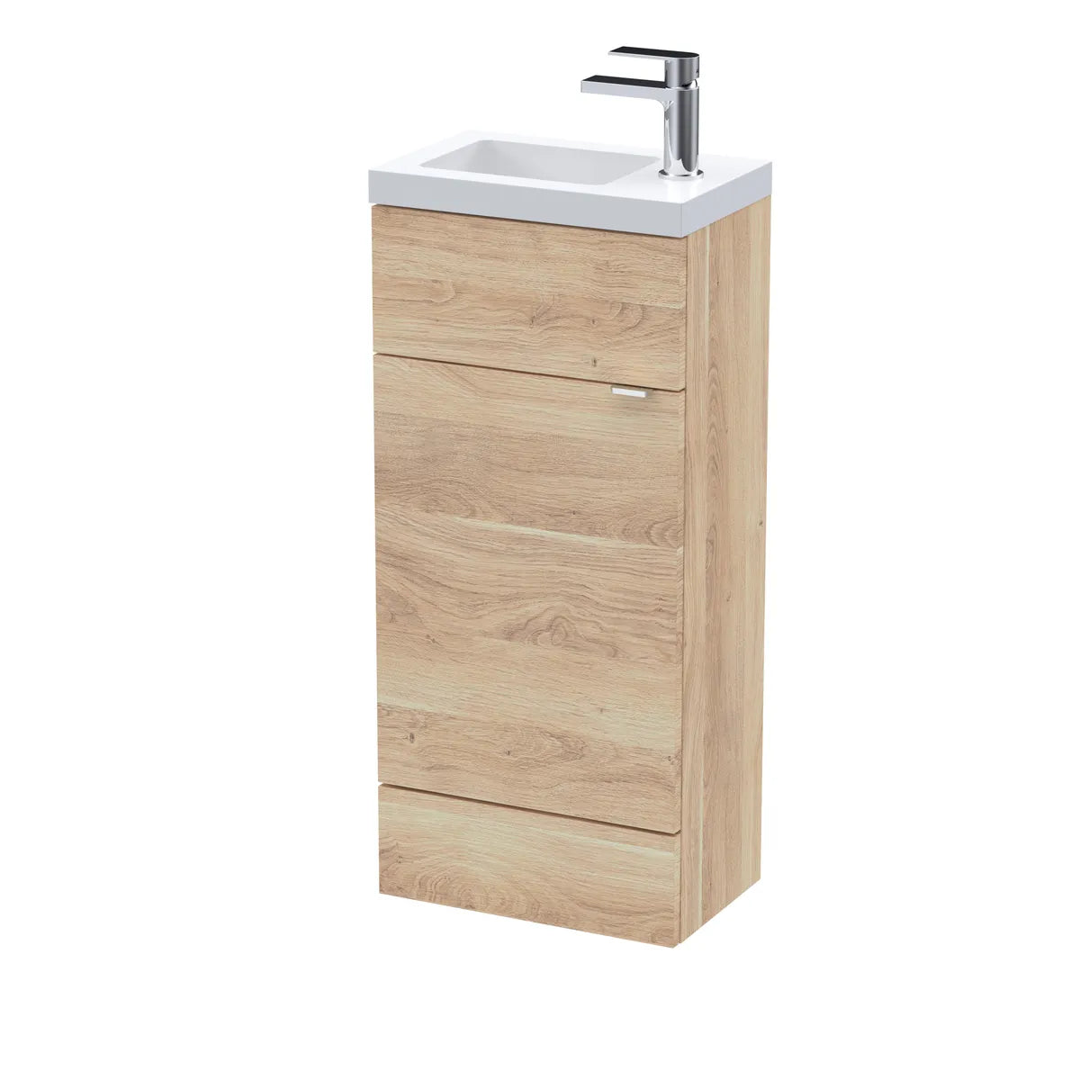 Fusion 400/500/600mm 1/2 Door Floor Standing Vanity Unit & Basin